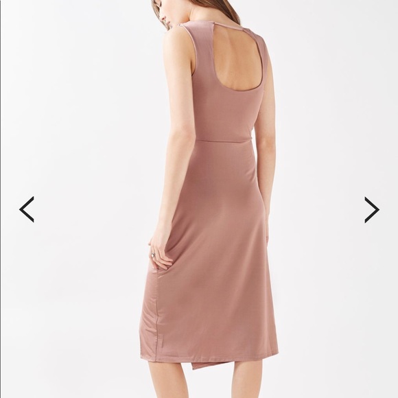 TOPSHOP Slinky Dress Midi Dress - Picture 4 of 7